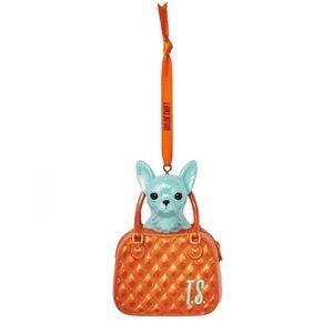 Taylor Swift Chihuahua Dog Orange Bag Ornament **read description